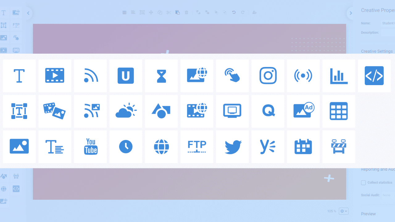 How To Use Drag and Drop Digital Signage Widgets