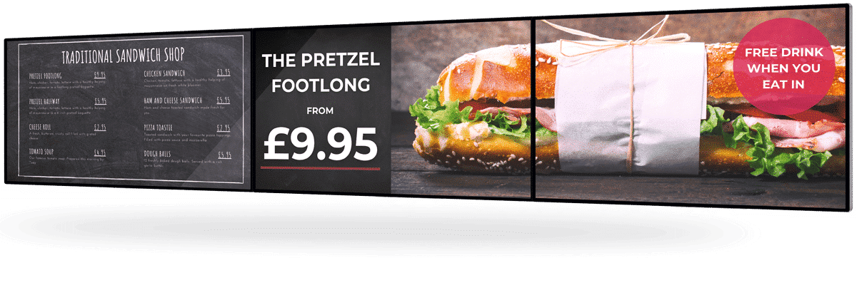 Digital menu board software TrouDigital