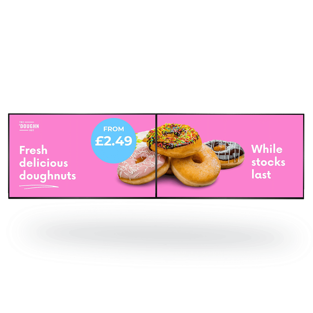 Plug-and-play digital menu boards