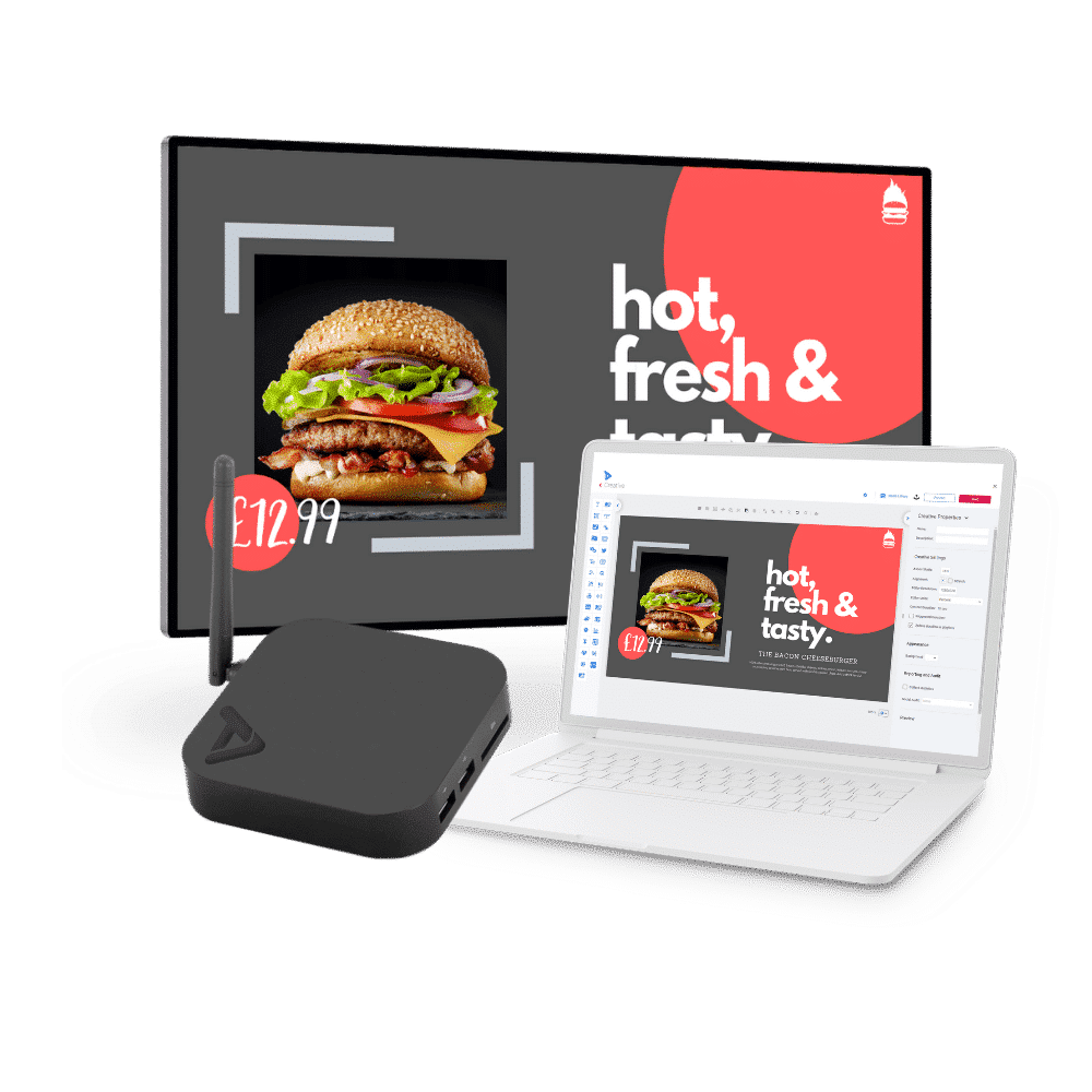 Digital menu board customer experience