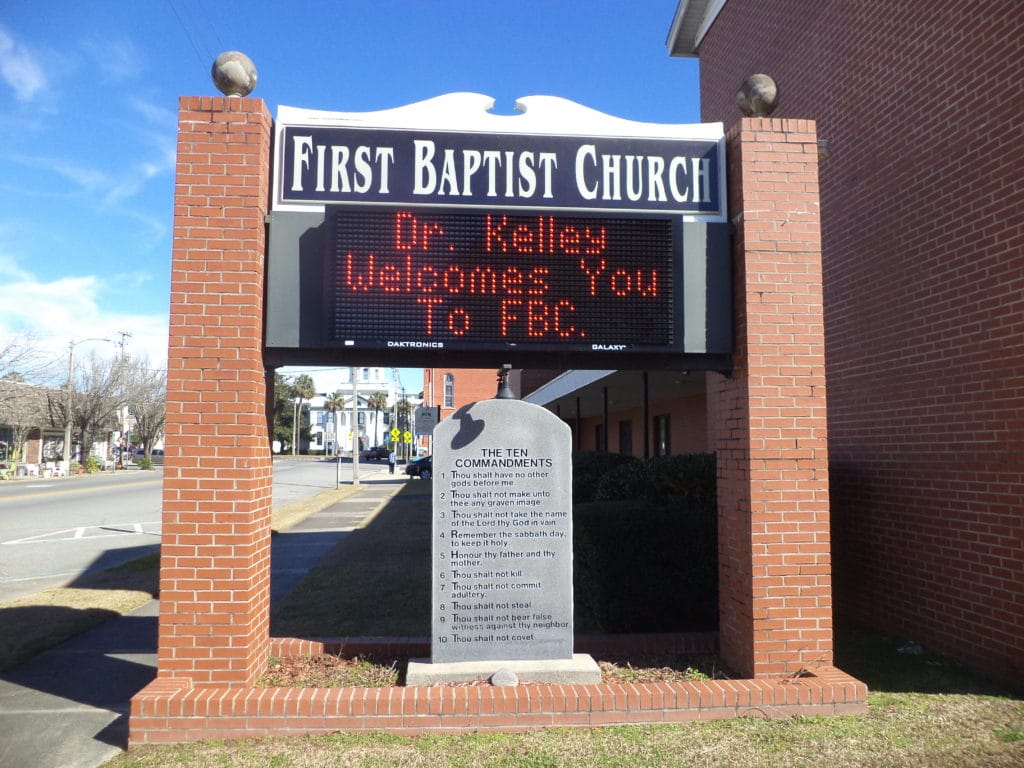 digital signage for churches