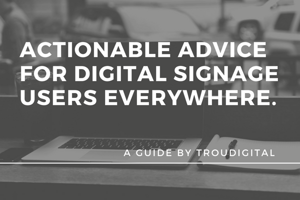 digital signage best practices