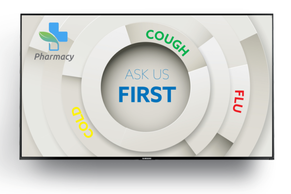 voice activated digital signage