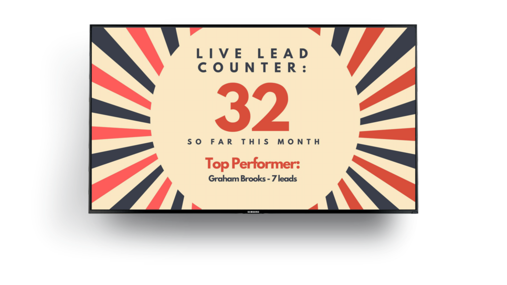 Digital Sales Screen For Offices – Display Targets And Rally The Troops