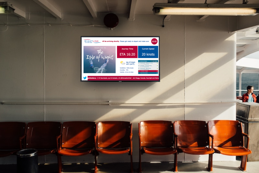 5 Innovative Uses of Digital Signage on Ferries and at Terminals