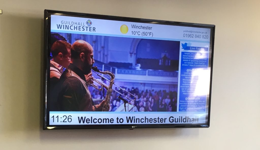 Case Study: Guildhall Winchester Enhances Advertising and Internal Communication TrouDigital