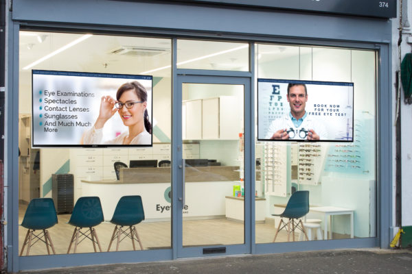 Optician Shop High brightness screen