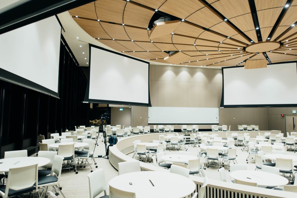 event screens and projectors