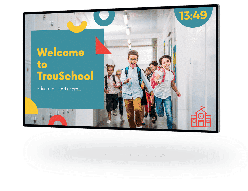 Digital Signage For Schools TrouDigital