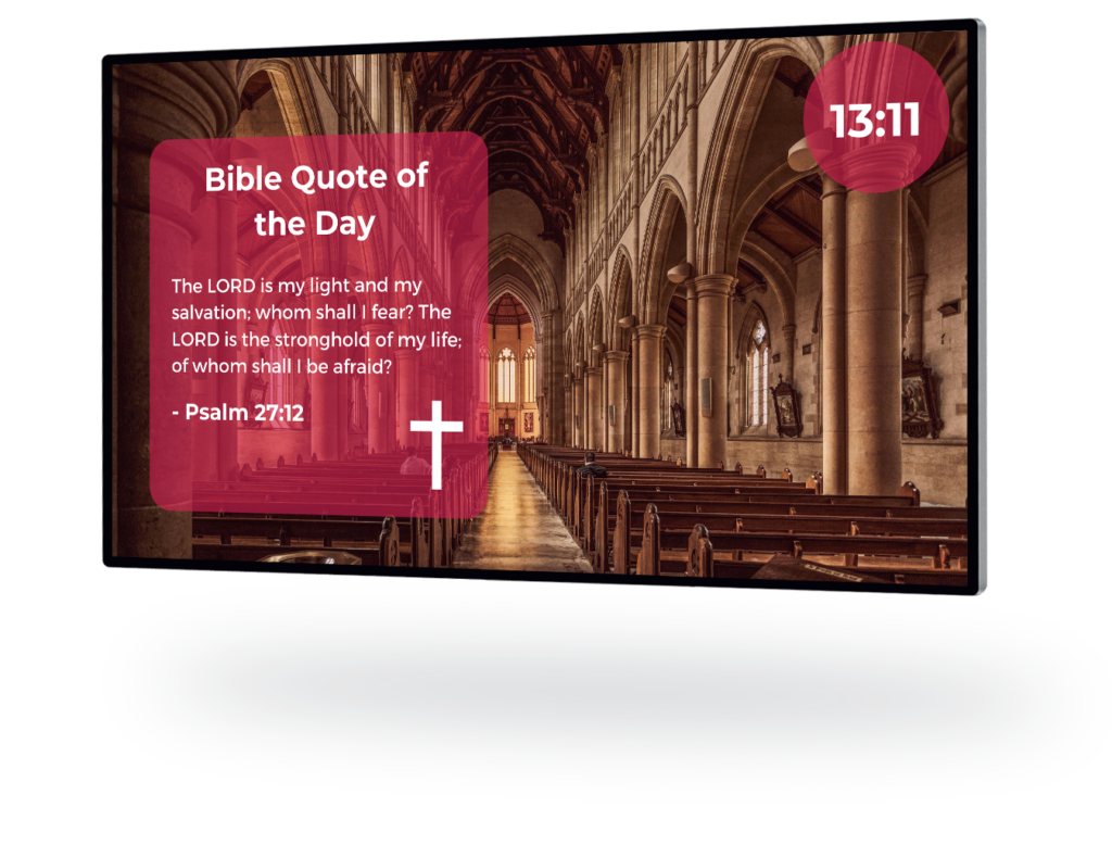 5 Uses of Church Screen Digital Signage TrouDigital