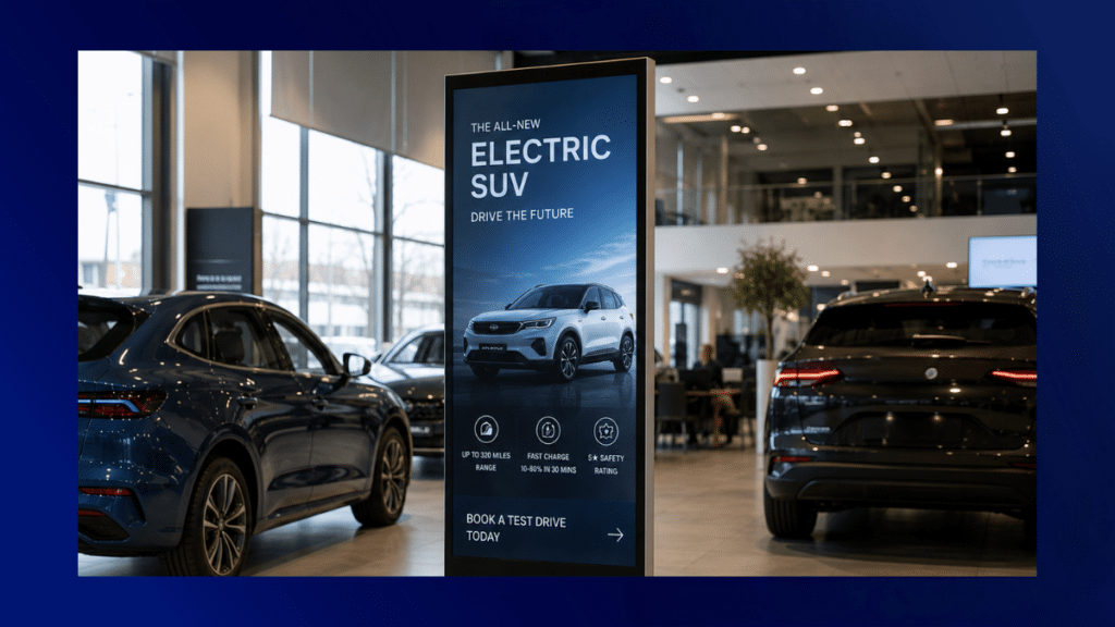 Why Every Modern Car Dealership Needs Digital Signage in 2026 TrouDigital