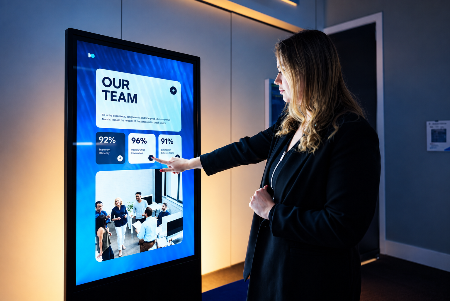internal communications digital signage